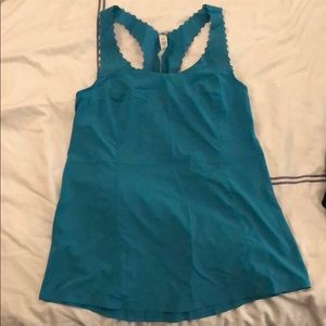 Lululemon racerback tank with strap detail